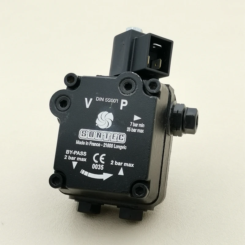 Масляный насос SUNTEC AS47A 1536/ AS47A 7432/ AS47C 1538, фитинги для дизельных горелок, Шестеренчатый насос с соленоидным клапаном Suntec 871-T80 8 Вт