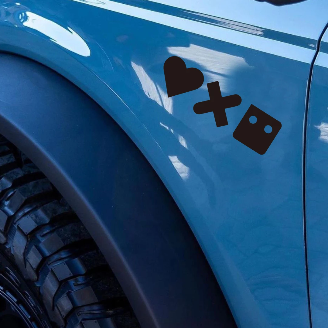 Game I love stickers can be affixed to car glass, electric motorcycle, laptop, suitcase decoration and interesting stickers - 4