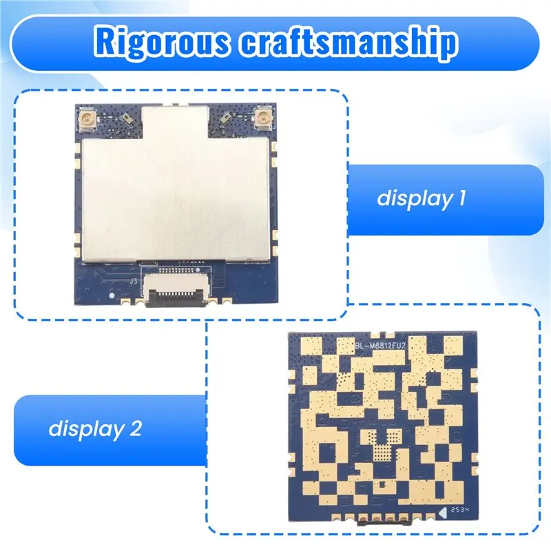 X49A-1Pcs BL-M8812EU2 장거리 드론 5G 고출력 Wifi 모듈 5V 공중 사진 전송 USB 외부 PA 867Mbps