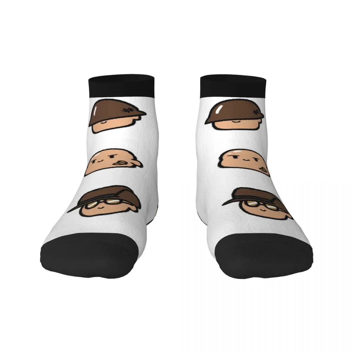 

Носки Team Fortress 2 Merc Heads (красные), зимние термоноски с цветочным принтом для подарка, женские носки для мужчин