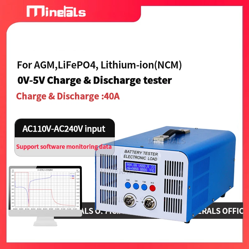 VBESTLIFE Testeur de batterie automatique Testeur de batterie LCD EBC