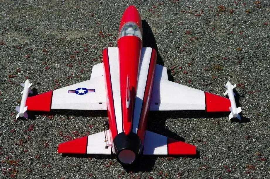 Qtmodel-Caméra Tigre Requin F20, 50 Canaux, Kit Haute Vitesse, Avion Sans Produits Électroniques, Modèle Qingtian, Jouets pour Enfants, Cadeaux