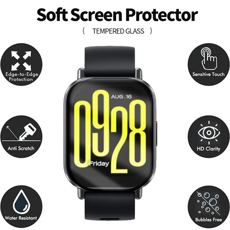 6-Pack HD Clear Soft TPU Full Screen Protector
