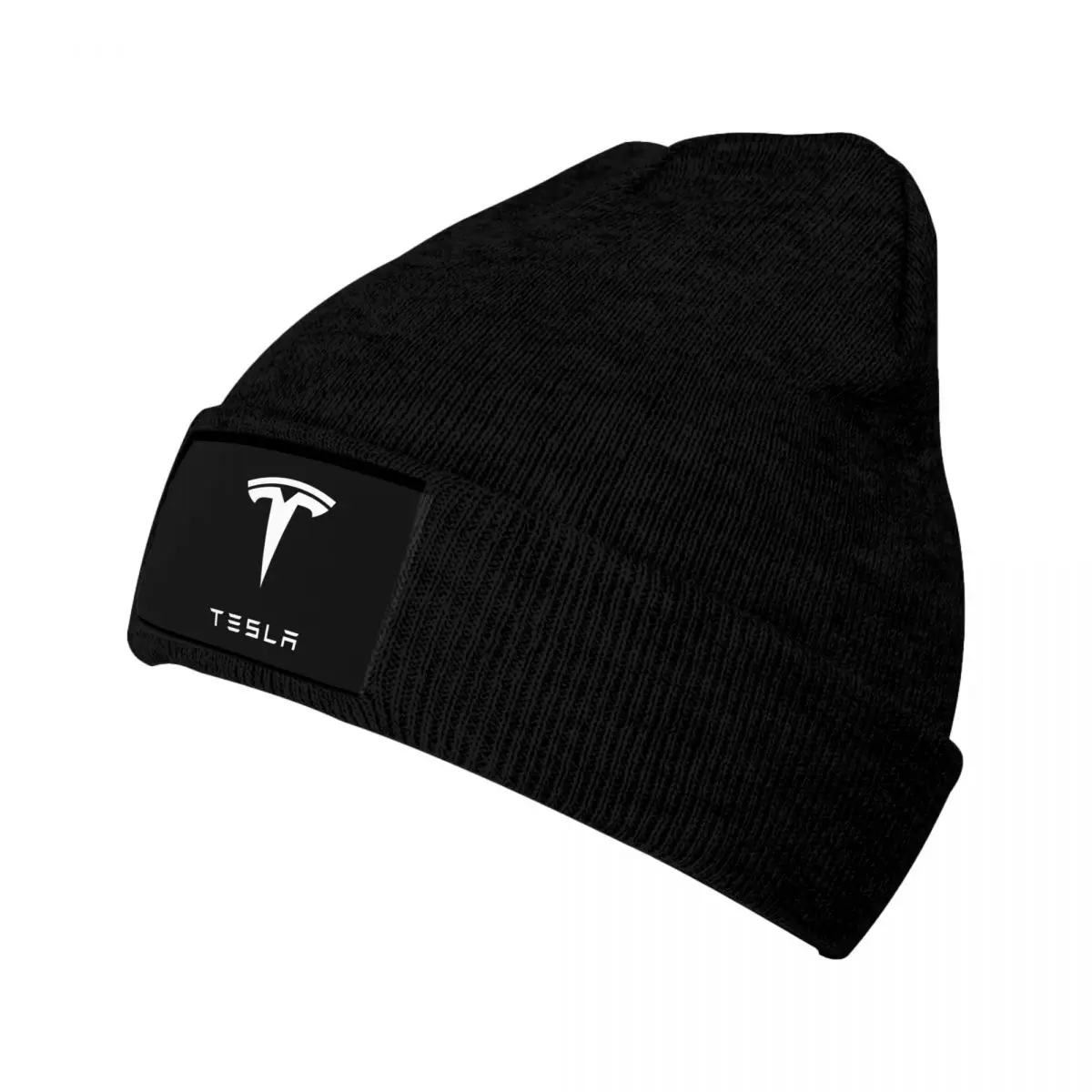 

Шапка-бини T-Tesla, шапки, черно-белая вязаная шапка с логотипом, хиппи, головная повязка, унисекс, Ранняя Осенняя уличная печать Y2K, шляпа, шапки, подарок