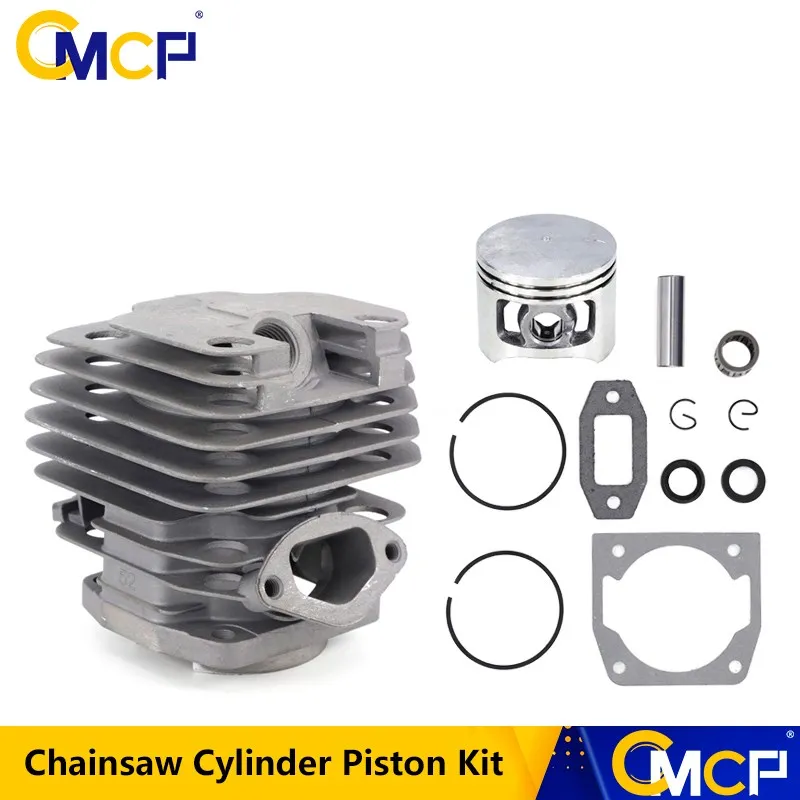 45.2mm Kettingzaag Cilinder Zuiger Naald Kooi Pakking Kit Voor 4500 45cc 5200 52cc 5800 58cc Benzine C 45.2mm Kettingzaag Cilinder Zuiger Naald Kooi Pakking Kit Voor 4500 45cc 5200 52cc 5800 58cc Benzine C