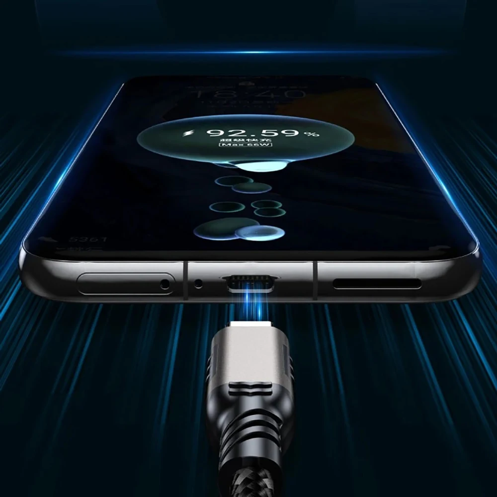 USB3.2 10Gbps USB 타입 C 케이블 USB A to C 3A 60W QC3.0 고속 충전 삼성 NVMe 하드 디스크 외장 안드로이드 데이터 브레이드 케이블 2M