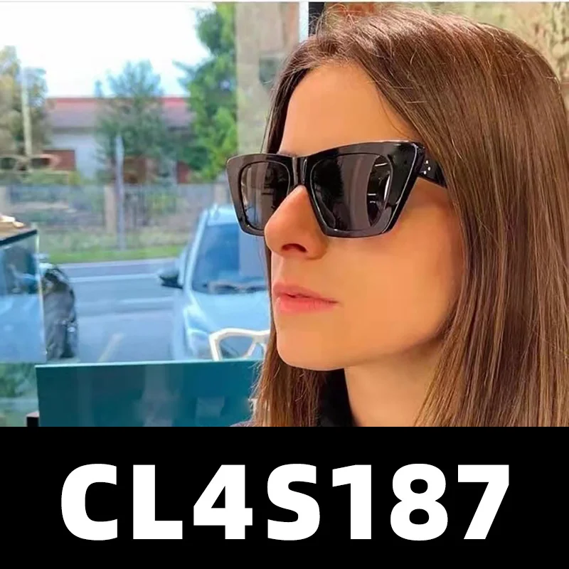 

CL4S187 Fashion sunglasses women acetate square colorful eyeglasses oculos de sol UV400 female Made in Italy Brand