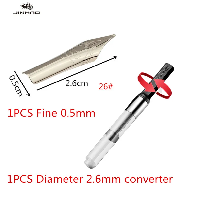 X500 Fountain pen nib 0.5mm jinhao 599a nibs types ink pen nib in fountain pens 250/992 A variety of models can choose [fila] choose 2 types of sandblast row 11001tm01563e 2