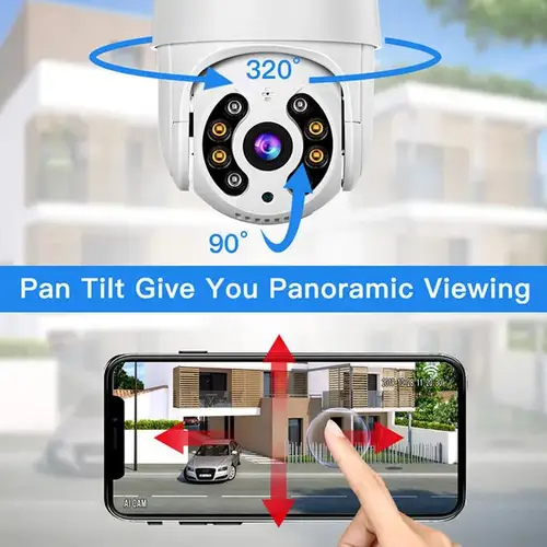 8MP 4K IP Camera 5MP Speed Dome Auto Tracking PTZ Camera Smart Home Outdoor Wireless WIFI Camera Surveillance Monitor - Image 4
