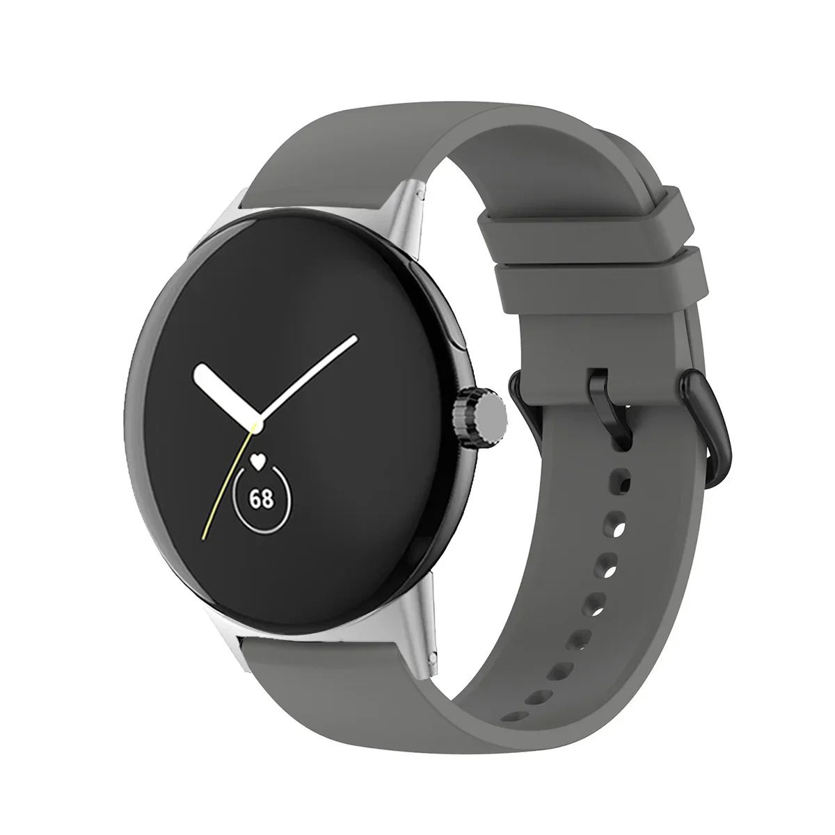 Enhanced Silicone Sport Band for Google Pixel Watch - Smartwatch Wrist Bracelet Accessory