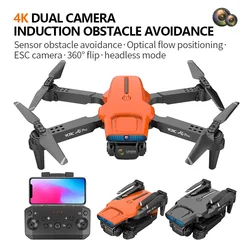 Drone A6 PRO à flux optique pliant RC, positionnement Intelligent et évitement d'obstacles, quatre axes 4K, double caméra, photographie aérienne 