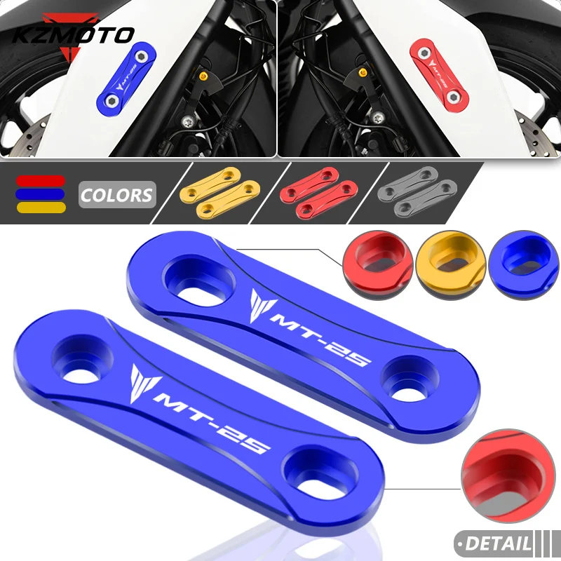 

Brand New For MT-03 MT-25 MT03 MT25 2014-2021 2022 2023 Motorcycle Front Fender Axle Coper Plate Decorative Cover mt-03 mt-25
