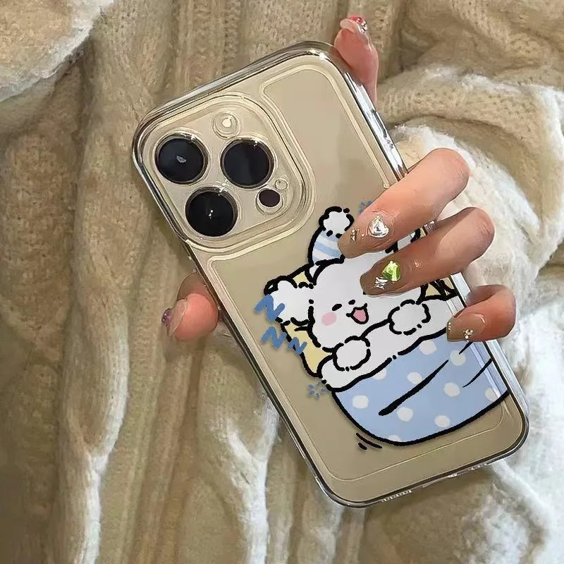 Korean Maltese Phone Case For Lovers Couples for Samsung Galaxy S24 S23 S22 S21 Plus Ultra FE A73 A72 A71 A52 A51 A32 Funda Case