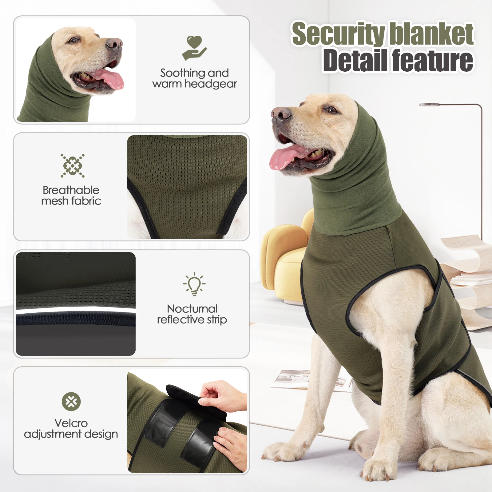 Dog Anxiety Calming Vest 2
