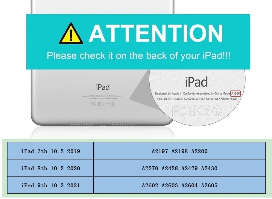 Suporte de Suspensão Automática Inteligente para Ipad Capa pu para Ipad 10.2 9th Case A2197 A2270 A2602 2023 10.2 2023 - Imagem 2