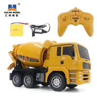 Huina 6-channel 1333 Remote Control Excavator 1:18 2.4g Wireless Remote Control Engineering Vehicle Excavator Mixer Truck Toy 1