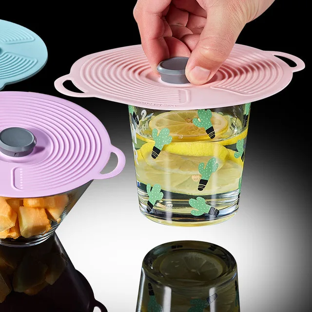 Újrafelhasználható Szilikon Frissesség Fedőlapos Önellátó Önálló Pot Fedélfőző Tál Lefedheti Az Ételeket Friss Borítók Konyhai Edények Szerszámai - Image 3