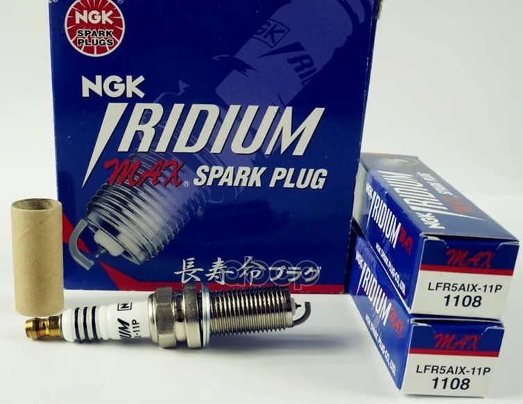 Spark plug Iridium (price for 1 pc. K-kt 4 pcs.) Lfr5aix-11p NGK item No. 1108 part diesel device fuel mixture appliance combustible engine spark