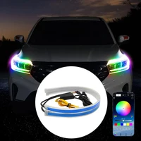 Daytime Running Lights Car LED DRL Lamp Strip DRL Decorative  Light Auto Headlight Turn Signal Light RGB With Remote App Control 3