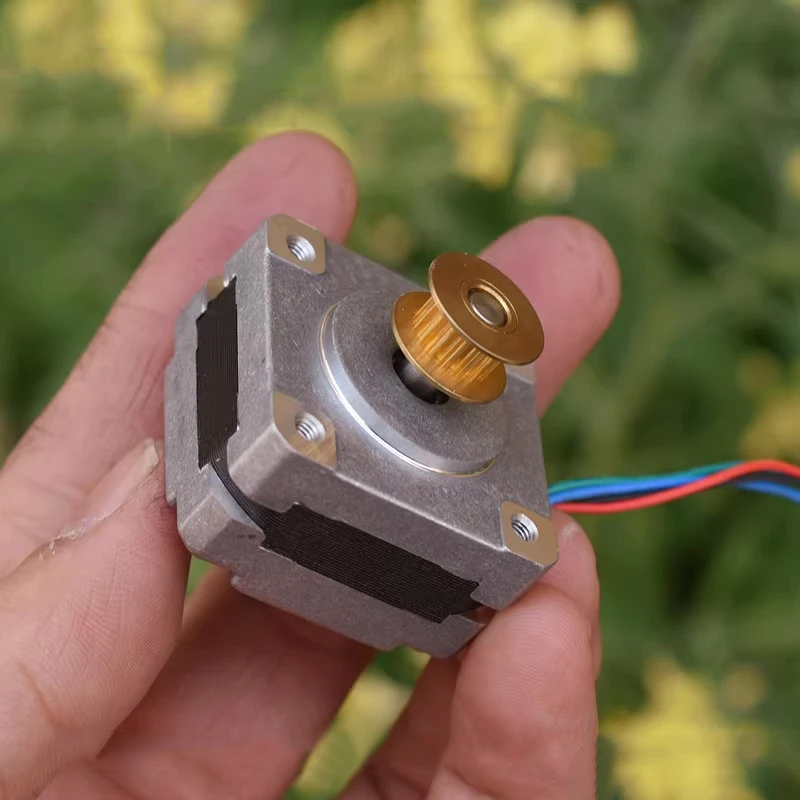 NEMA14 0.9 Degree Mini 35mm Stepper Motor 2-Phase 4-Wire Stepping Motor Double Ball Bearing 5mm Shaft For 3D Printer CNC Robot