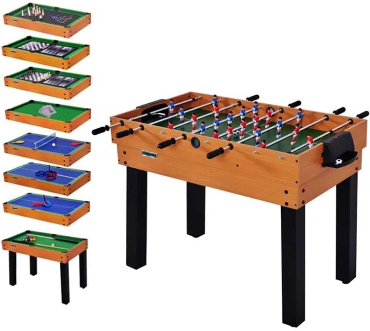 12 in 1 Indoor Multi Game Table for Kids Play Snooker Billiard Table Foosball Air Hockey Ect.