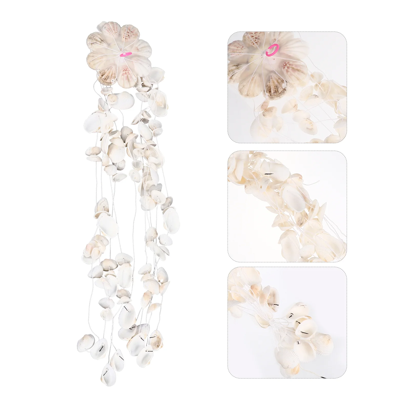 

Wind Chime Shell Ornament Lovers Home Decor Conch Bell Hanging Seashell Wind-bell