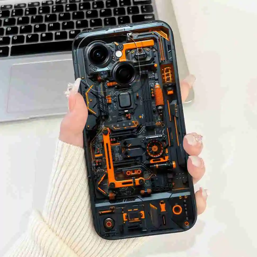 Black Butterfly Ultra-Thin Soft Silicone Case - 6.67 Back Cover