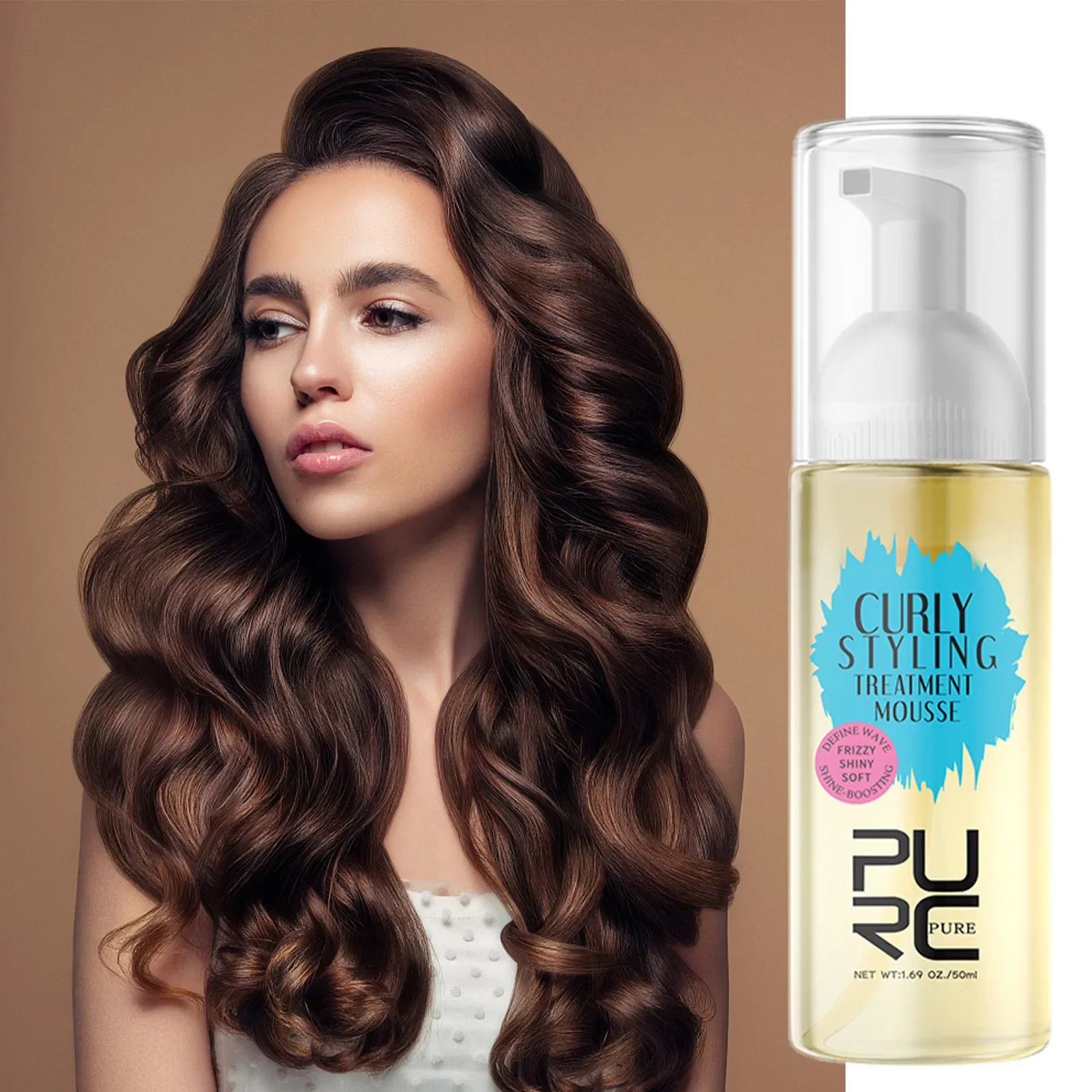 Hair Styling Mousse Foam Curly Hairs Mousse To Comb Refresh and Repair Damaged Hair Natural Nourishes Hairs Locks