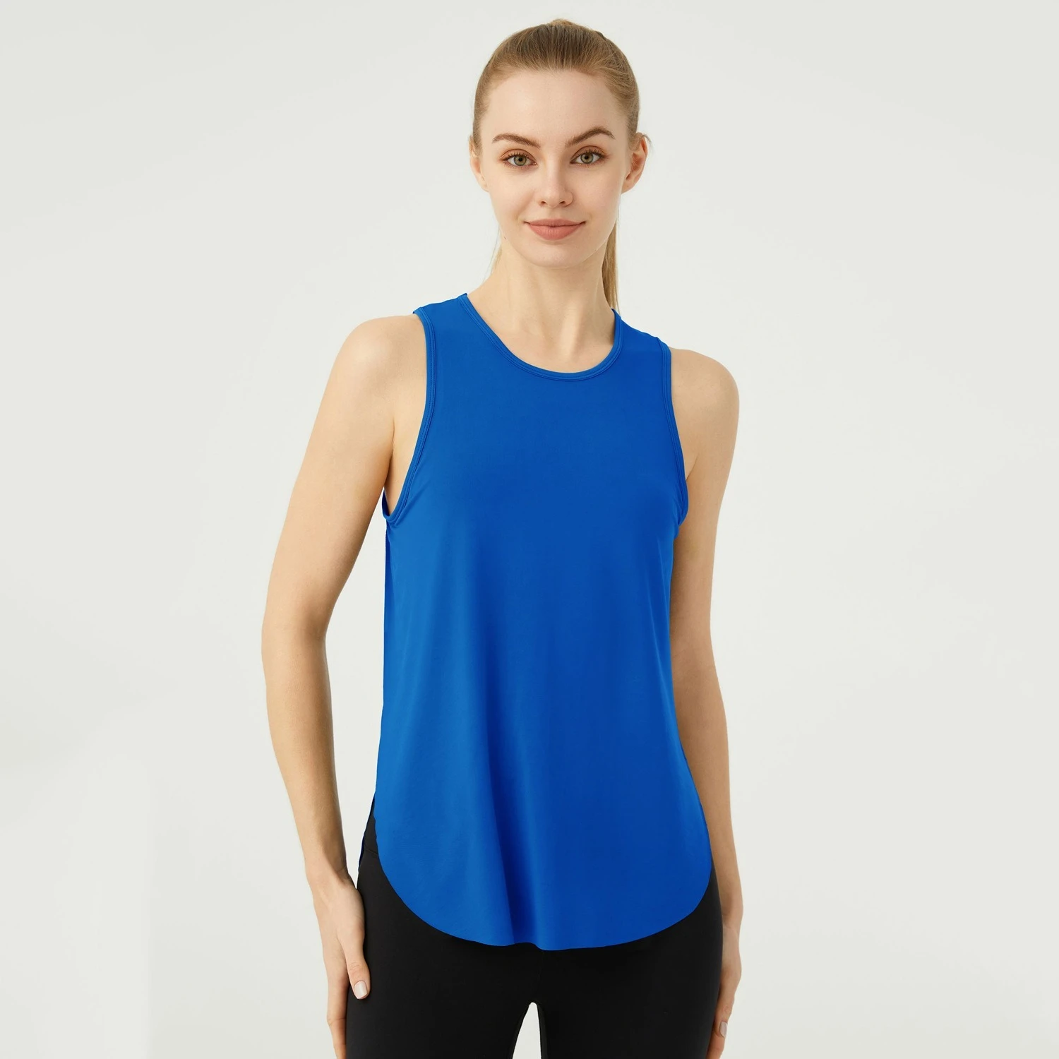 Summer Sleeveless Yoga T-Shirt Women Loose Fitness Running Tank Top Breathable Quick Dry Gym Vest Female Workout Sport Shirt sports t shirt yoga top sports shirt