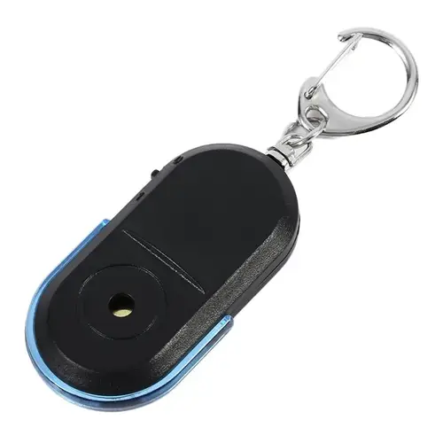 Portable car key finder anti-lost key finder smart find locator keychain whistle beep sound control LED torch - Image 9
