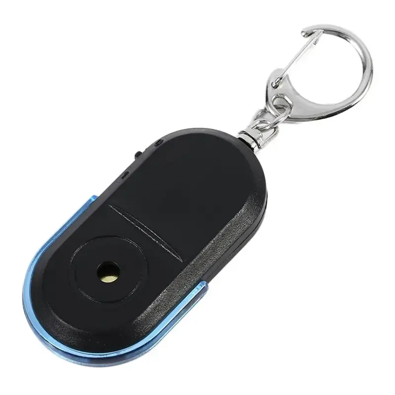 Portable car key finder anti-lost key finder smart find locator keychain whistle beep sound control LED torch - Image 9