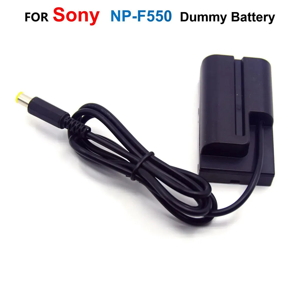 6.0/6.5*4.4Mm Np-F550 F750 F770 F960 F970 Dc Doupler Batteria Falsa Per Sony Hxr-Nx5 Pxw-Z150 Fs100 E Bmpcc Varie Luci Video