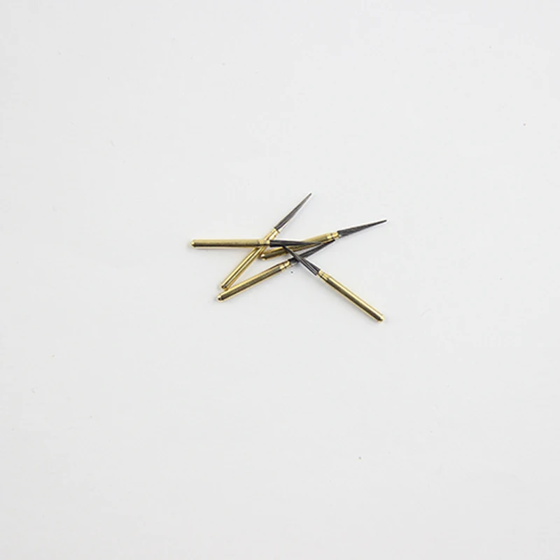 Dental-Hartmetallbohrer mit Wolfram-Finish, FG 7714, Kegel mit flachem Ende, Zahnheilkunde, Schleifbohrer, hohe Geschwindigkeit zum Trimmen von Zahnärzte, Werkzeugen – Detail 5