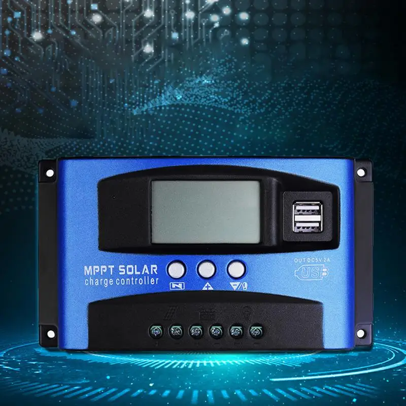 ¾籤  Ʈѷ MPPT 30405060100A,  USB LCD 24v 12v ڵ ¾  г ͸  Ʈѷ  