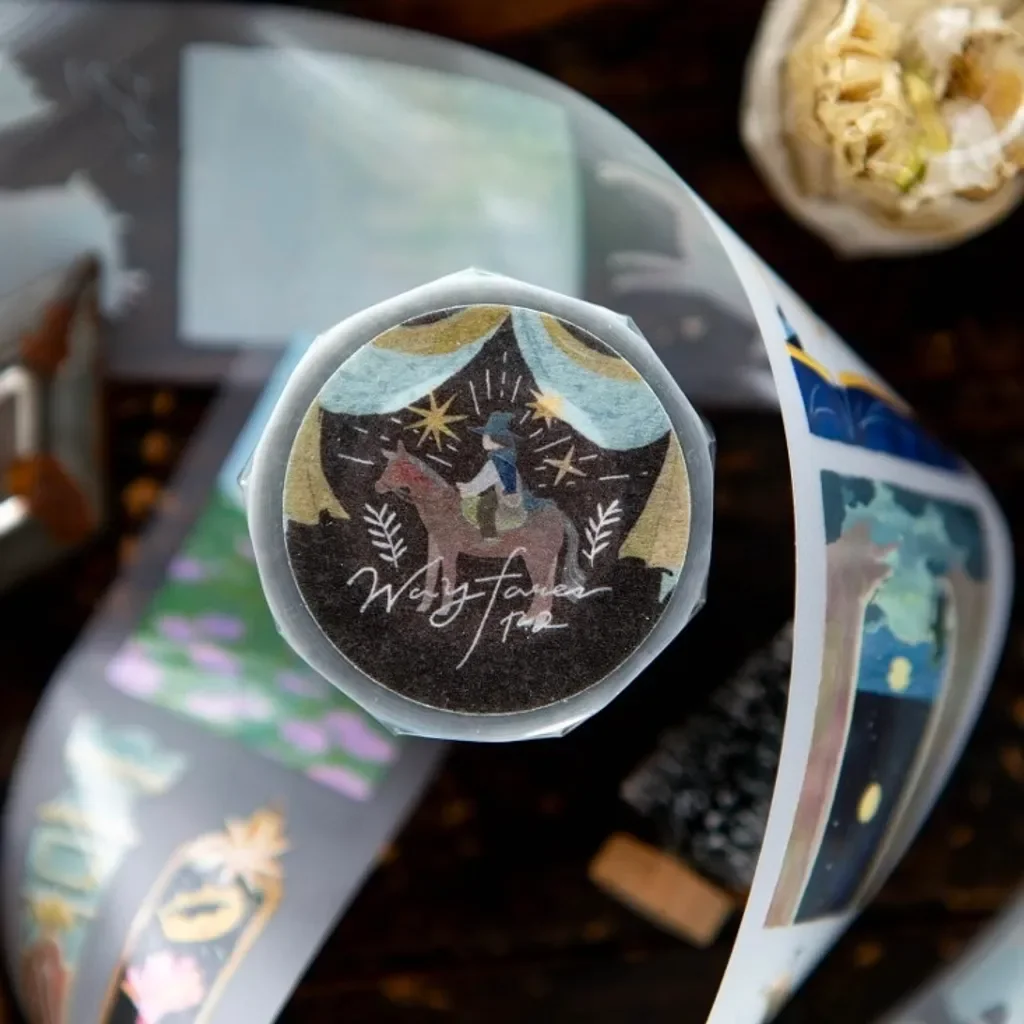 Vintage Wayfarer 2 Washi Pet Tape Per Planner Card Making Fai Da Te Scrapbooking Plan Adesivo Decorativo