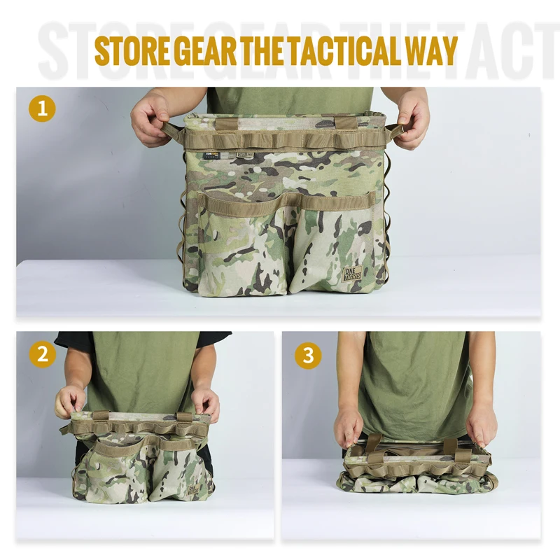 OneTigris Tactical Roll-up Tool Pouch with 12 Pockets - Hand Tool Roll  Organizer Storage Bag Multicam