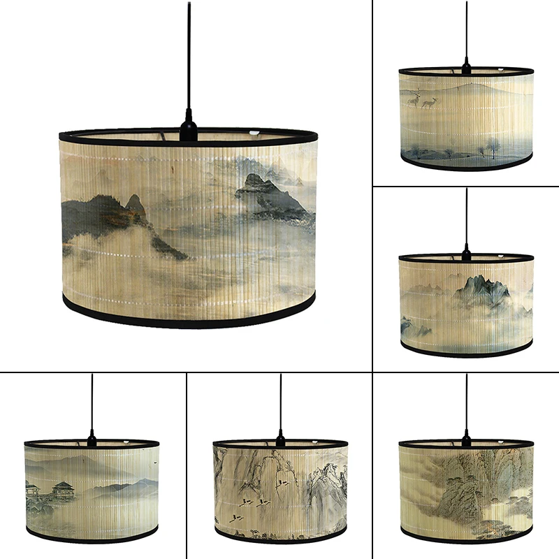 Artistic Bamboo Lampshade Design