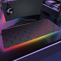 RGB Hexagonal Mouse Pad 900x350 LED Gaming Anime Geometric Luminous Anti-skid Computer Offices Cool Mousepad Desk Mat Laptop Rug - Image 3