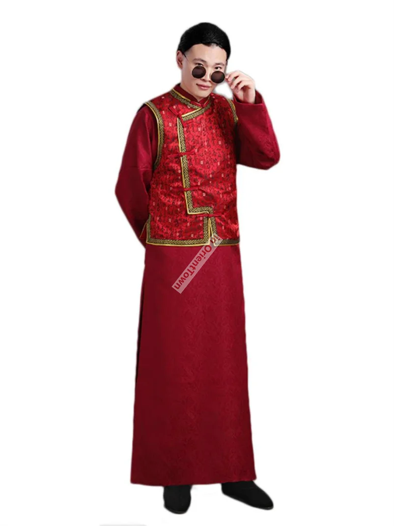 Qing Dynasty Official Attire Talent Gentleman Costume Movie Tv Drama Shooting Ancient Costume Prince And Young Master Long Robe