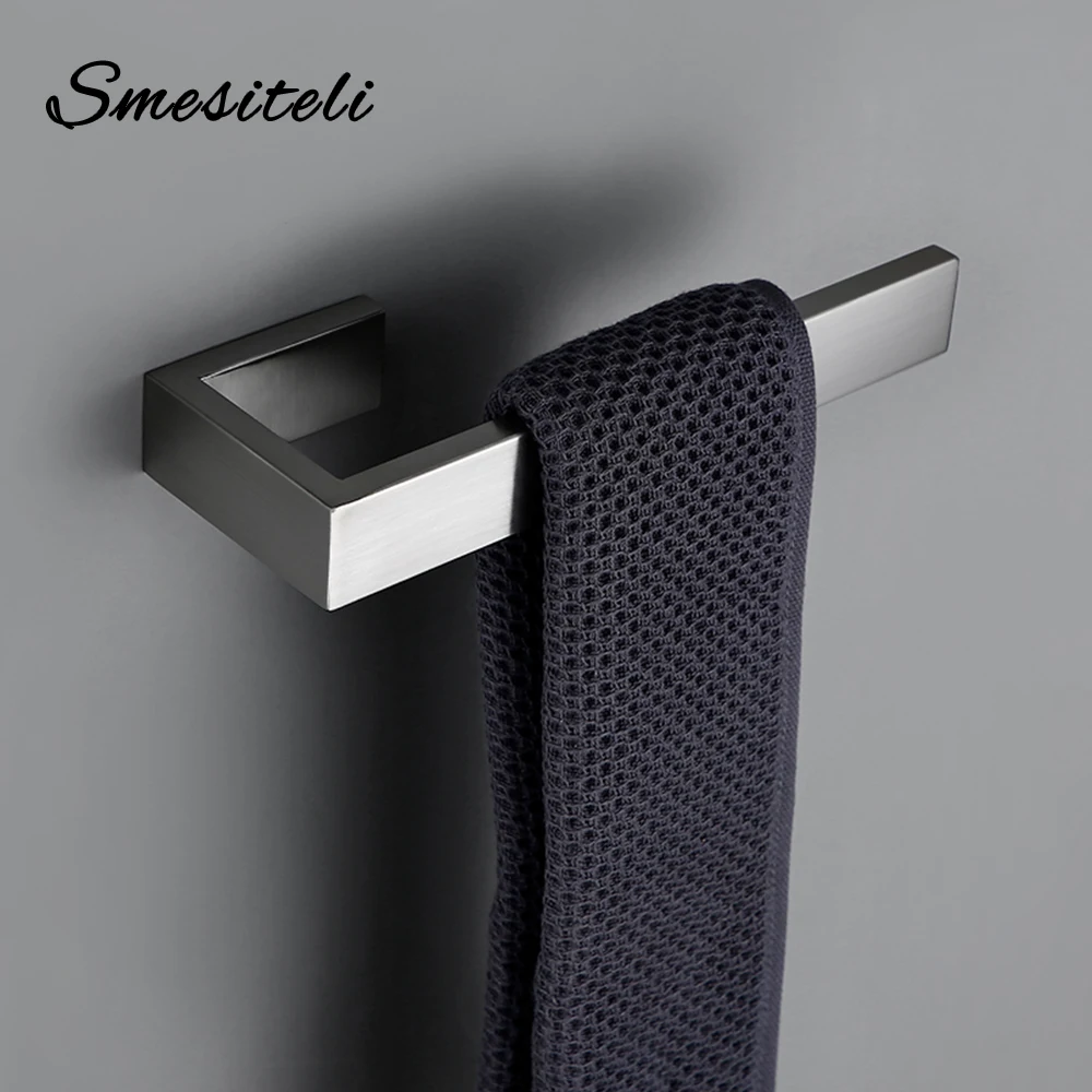 Toilet Paper Holder Towel Hooks Bathroom Accessories Kit Bar Stainless Steel Bedroom Metal Mounting Kitchen Bath Hardware Sets Toilet Paper Holder Multifunctional Hooks Towel Holder