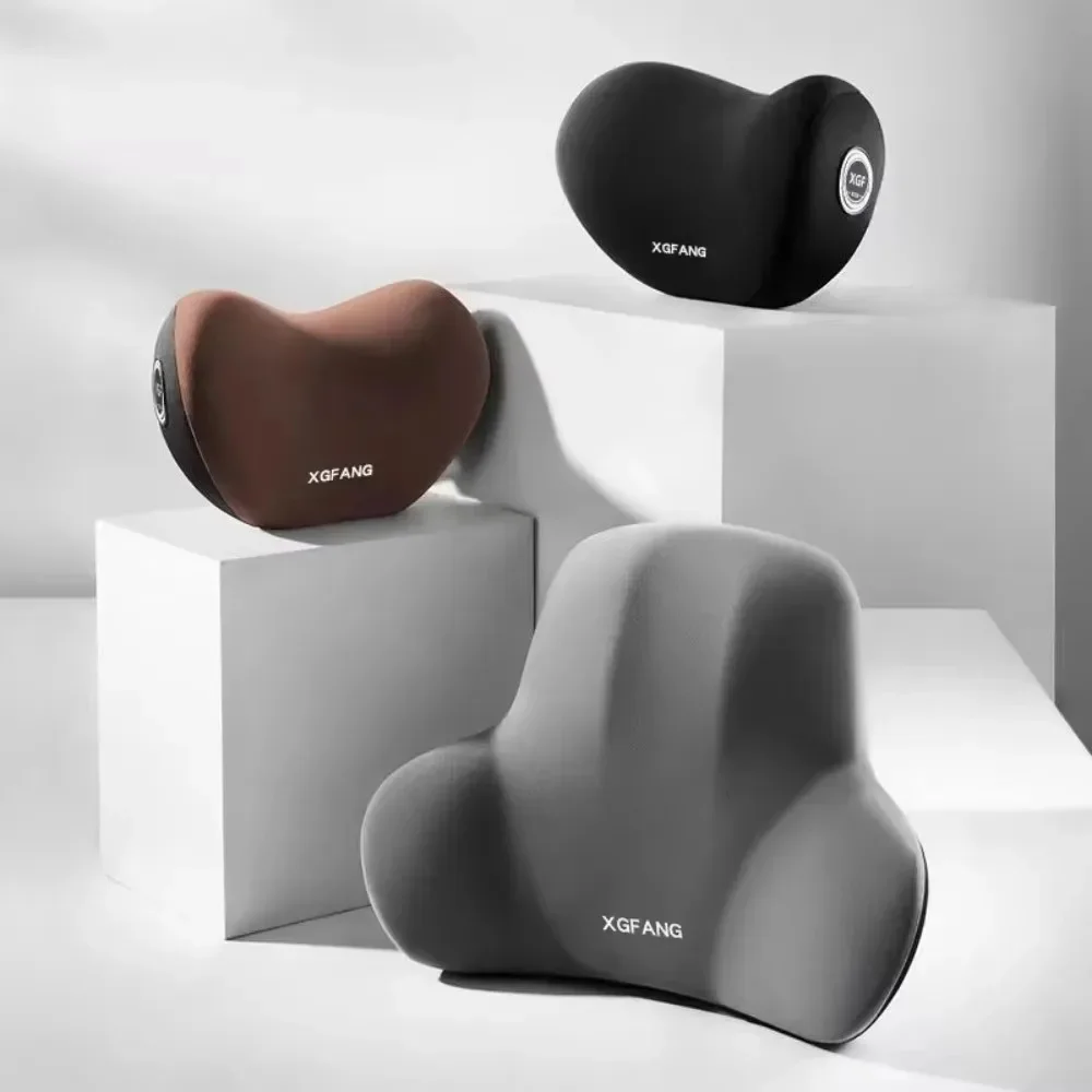 Memory Foam Car Lumbar Cushion Headrest for Back Pain Relief