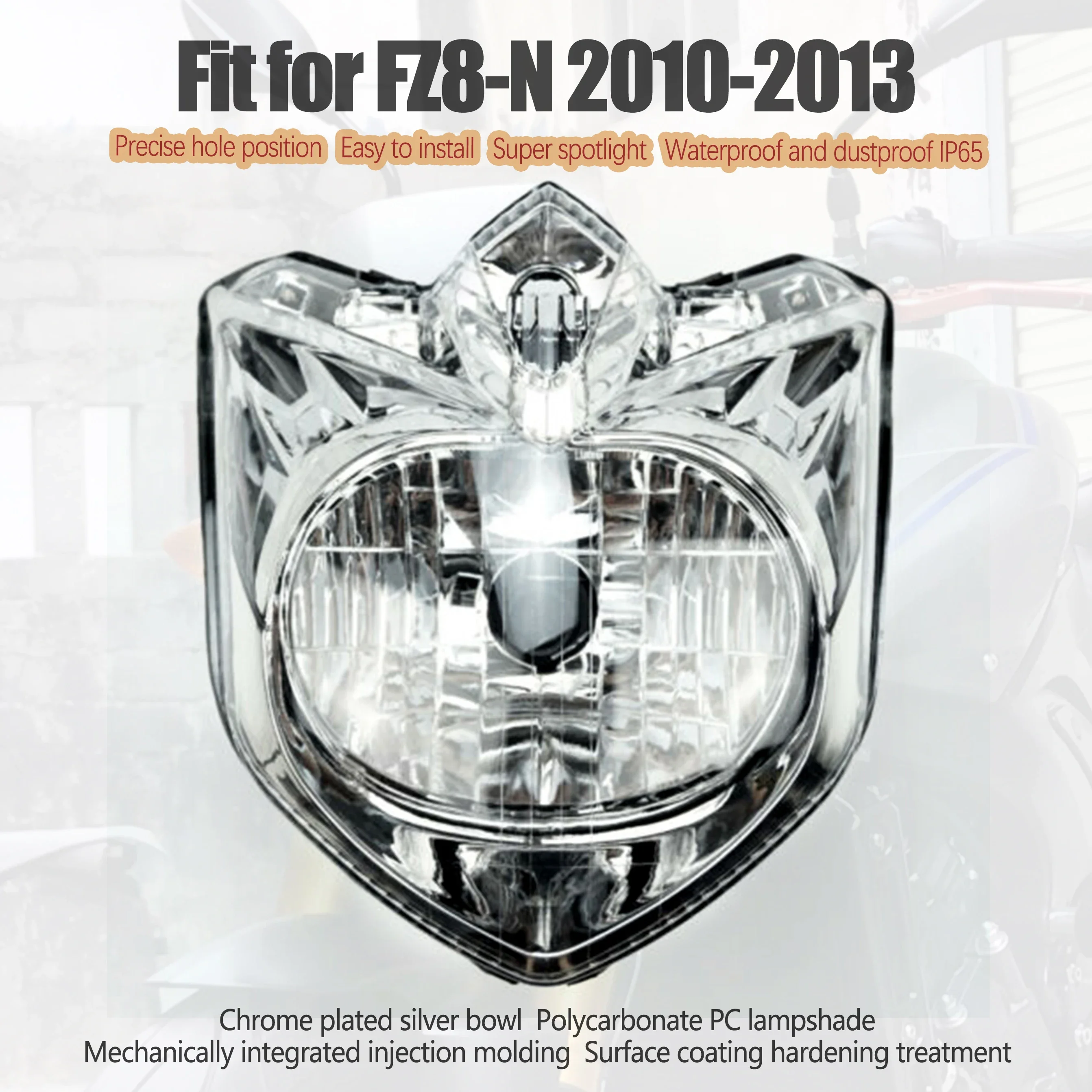 Fit For YAMAHA FZ8 2011-2013 Motorcycle Front Headlight Or Side Fairings Windshield Turn Light