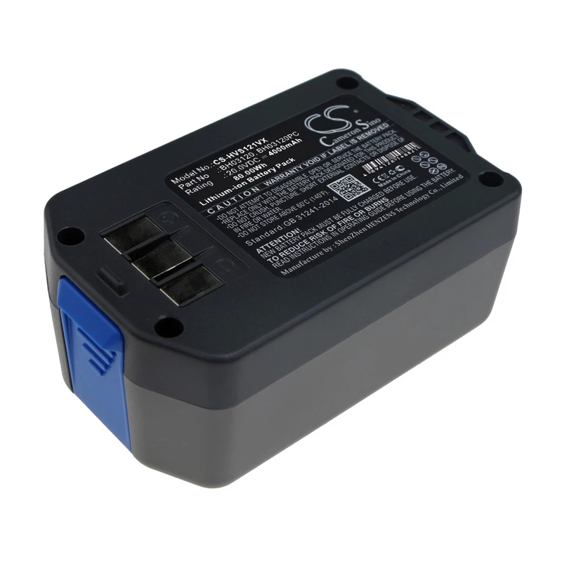 

CS 4000mAh/80.00Wh battery for Hoover 0007350204042,Air Life,Air Life 2.0,Air Life 3.0,BH50100,BH50100RM,BH50110,