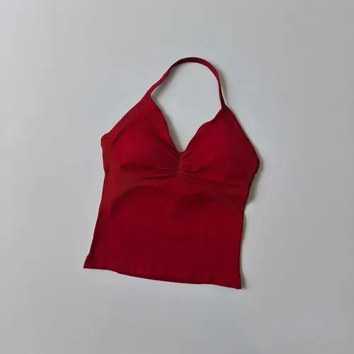 Sexy Halter Neck Beautiful Back High Waist Peach Sports Bras Shorts Suit Pilates Gathering Yoga Vest Training Fitness Bra Sets - Image 16