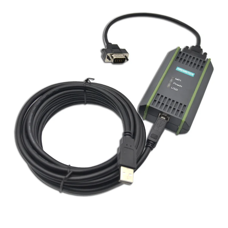 USB-MPI Programming Cable 6ES7972-0CB20 with Isolation For Siemens S7-200/300 /400 PLC System of 187.5 Baud Rate plc programming cable