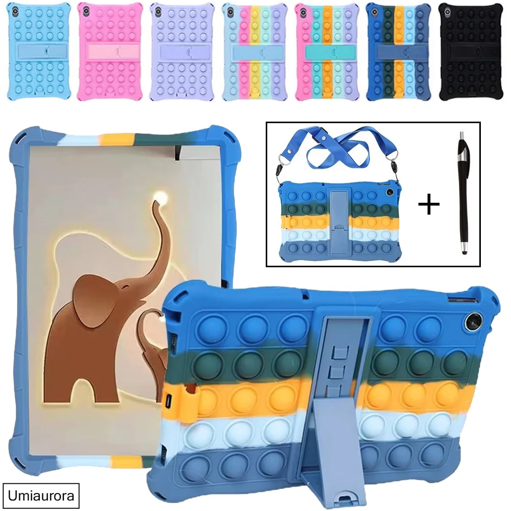 

Kids Bubble Case For Lenovo Tab M8 8.0 TB-8705F M10 FHD Plus 10.3 TB-X606F 2nd 10.1 TB-X306F TB-X306X Tablet Stand Funda Shell