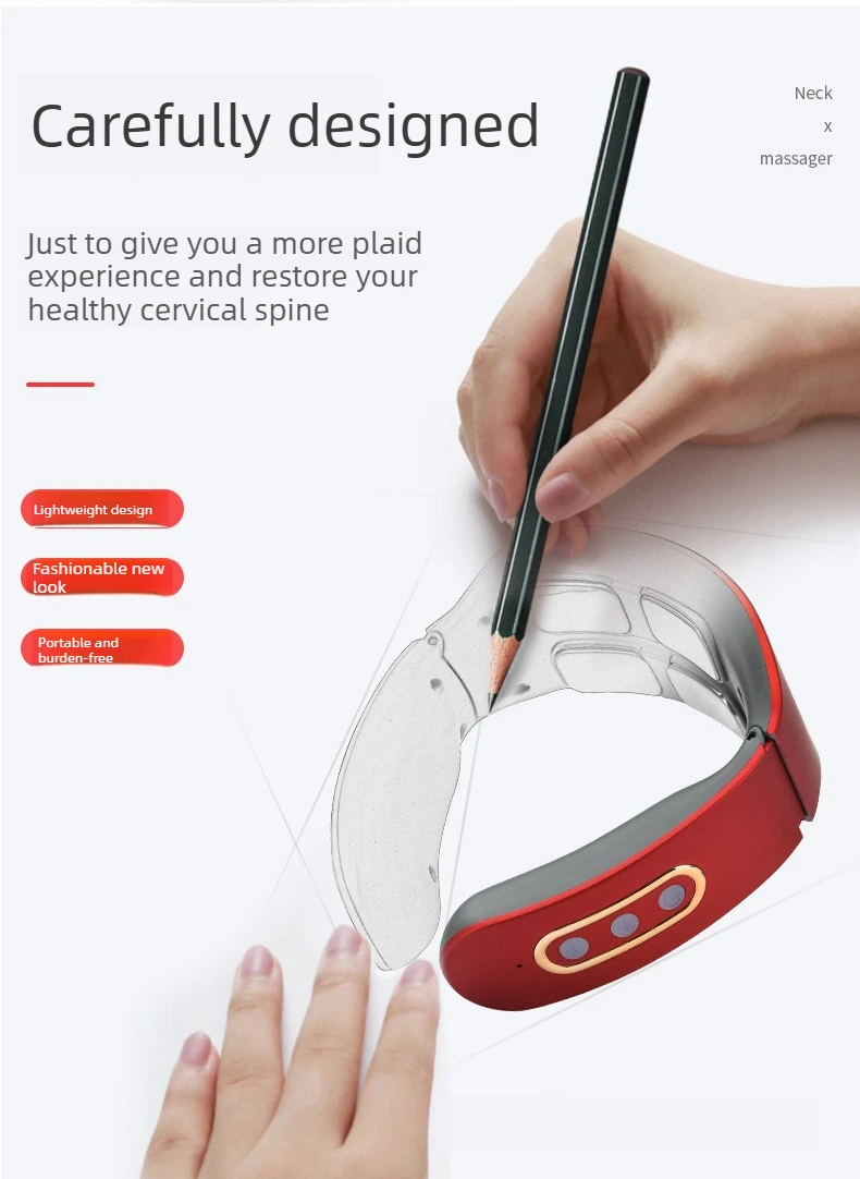 Electric Wireless Pulse Neck And Shoulder Massager For Pain Relief_voghion.com