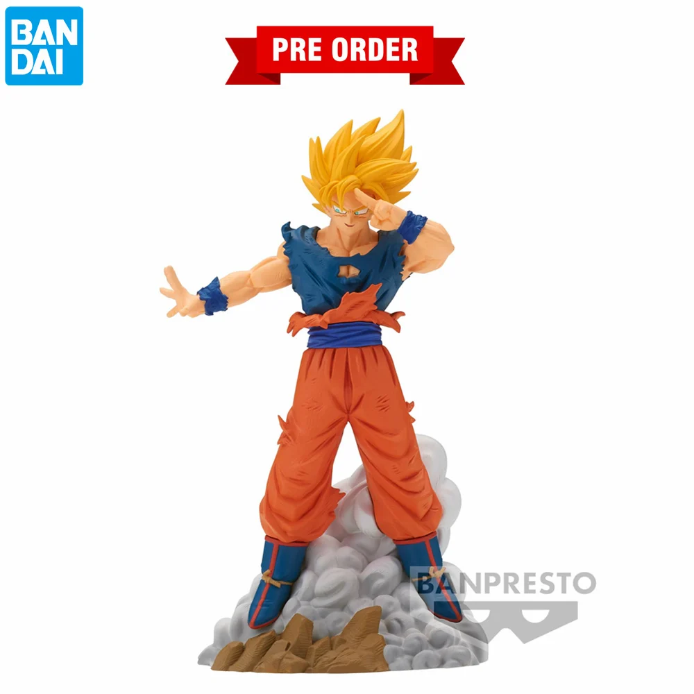 Bandai Banpresto Dragon Ball Z Anime History Box Son Goku Ssj2 Pvc Action Figures Dbz Figurine Toys