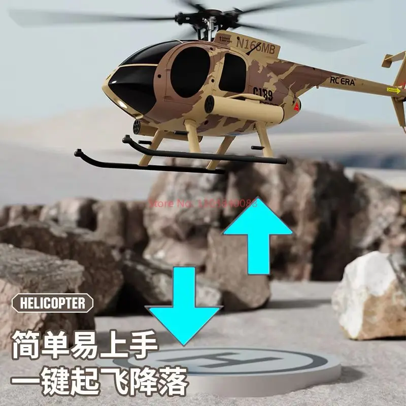 RC ERA C189 Realistic Remote-Controlled Helicopter Dual Brushless Four Channel Professional Simulation Aircraft Model Toy Gift 6