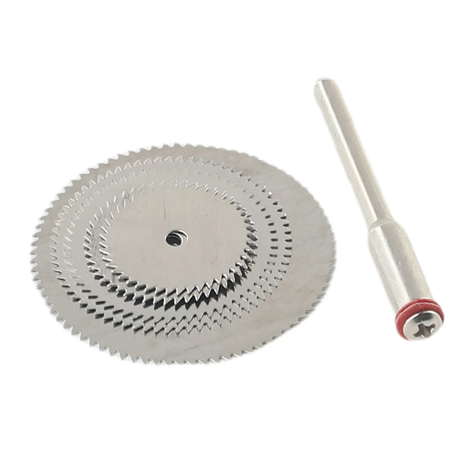 

5pcs Small Saw Blade Stainless Steel Cutting Disc 16/18/22/25/32mm With Mandrel For Plastic Wood Walnut PVC Pipe Power Tool